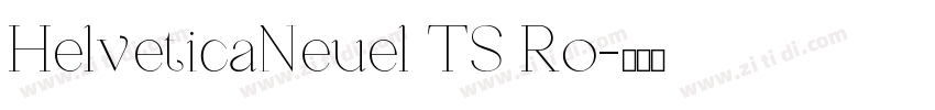 HelveticaNeuel TS Ro字体转换